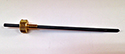 Half Round Cutter 1/8x4-1/2 Brass & Aluminum.045